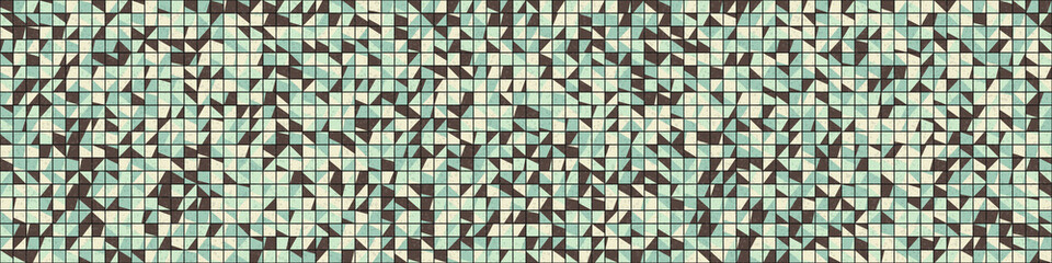 Fototapeta premium Abstract Geometric Pattern generative computational art illustration