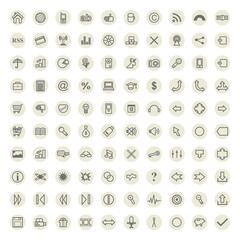Infographics icons for design. Large set. Symbol Collection 110 Items. Jpeg Illustration