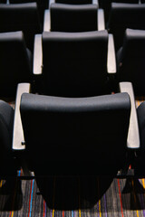 empty seats in a theatre