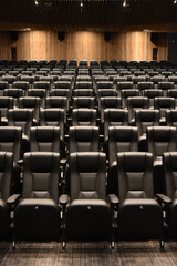 Fototapeta premium rows of chairs in theater