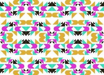 Abstract background seamless pattern. Geometric Modern design pattern. Vector