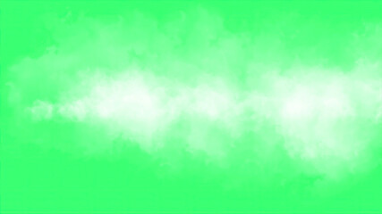 3d illustration -  Clouds effect on green screen