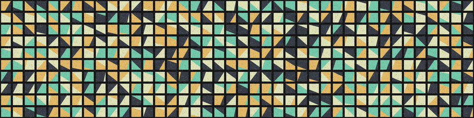 Abstract Geometric Pattern generative computational art illustration