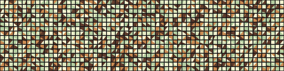 Abstract Geometric Pattern generative computational art illustration