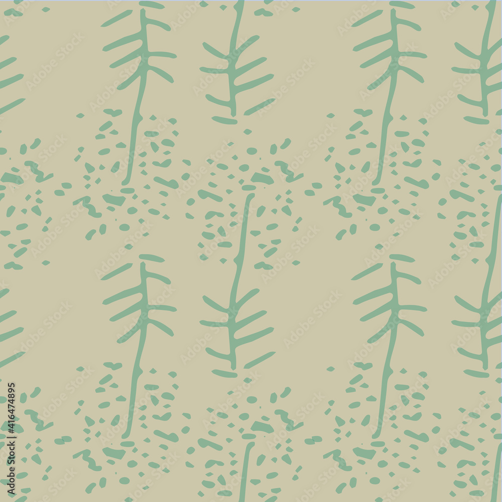 Poster spring flowers seamless repeat pattern print background