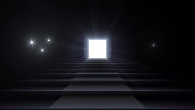 Door Opening to the Light Upstairs, way to Heaven and Success.