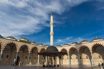 Fototapeta na wymiar Camlıca Mosque in Istanbul. Turkey.