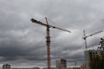 tower construction crane