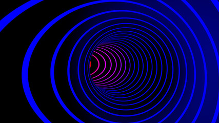 Lines Neon Light.3d render