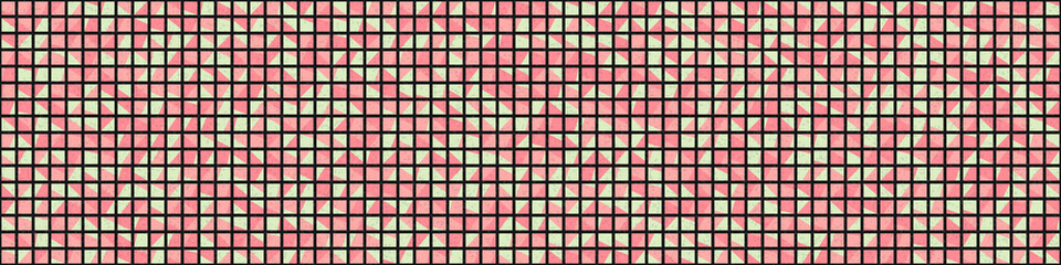 Fototapeta premium Abstract Geometric Pattern generative computational art illustration