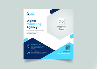 Corporate business social media post  
