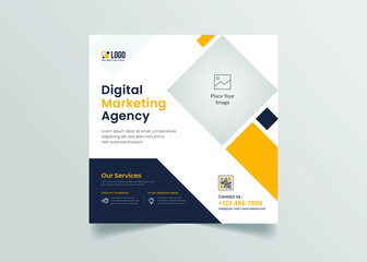 Corporate business social media post  
