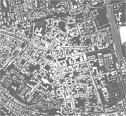 map of the city of Ravenna, Italy