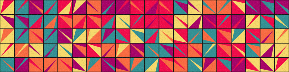 Abstract Geometric Pattern generative computational art illustration