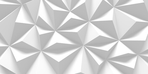 White Geometric Poligon Abstract Background