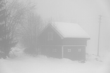 Traditional food store-house of farm.