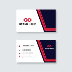 Modern professional business card design vector