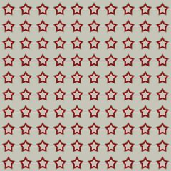 Circus seamless stars pattern. Vector circus stars pattern.