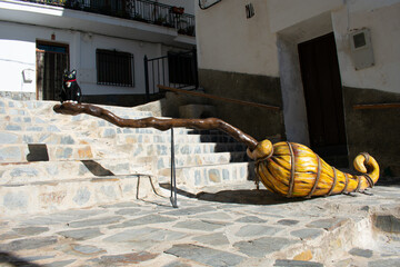 Soportujar, el pueblo de las brujas en la Alpujarra de Granada. Casas blancas y callejuelas mágicas © Alfredo
