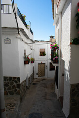 Soportujar, el pueblo de las brujas en la Alpujarra de Granada. Casas blancas y callejuelas mágicas