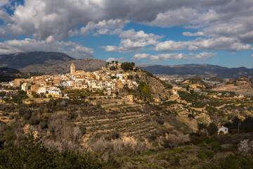Polop, Village, Alicante, Spain