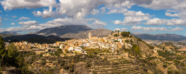 Obraz premium Polop, Village, Alicante, Spain