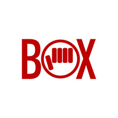 Text of Box with red Color