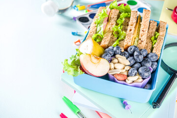 Healthy school lunchbox