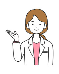 Illustration of a doctor to guide