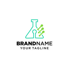 Lab Logo Template Design. Vector illustration. Lab icon. Design inspiration.
