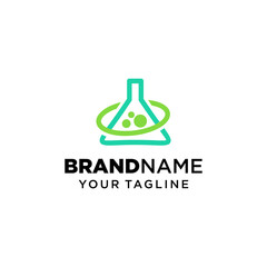 Lab Logo Template Design. Vector illustration. Lab icon. Design inspiration.