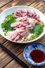 日本の刺し身　和風　和食イメージ