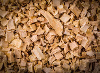 texture tasty spice mixture roots. Close up