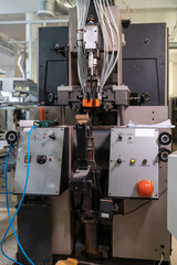 professional equipment machinery for making shoes at footwear manufacture