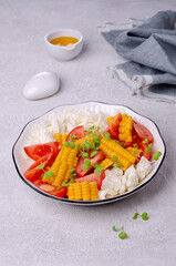 Salad of fresh vegetables