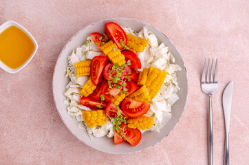 Salad of fresh vegetables