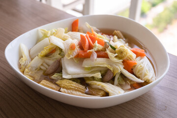 stir fried chinese cabbage with soy sauce