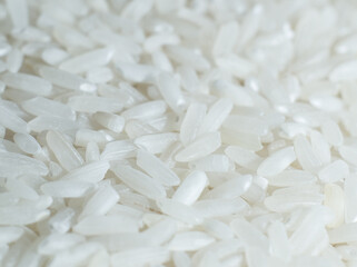 white rice close up