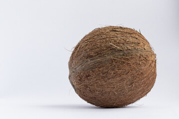 Coconut. Coconut on a light background.