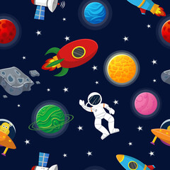 Planet pattern with constellations and stars.