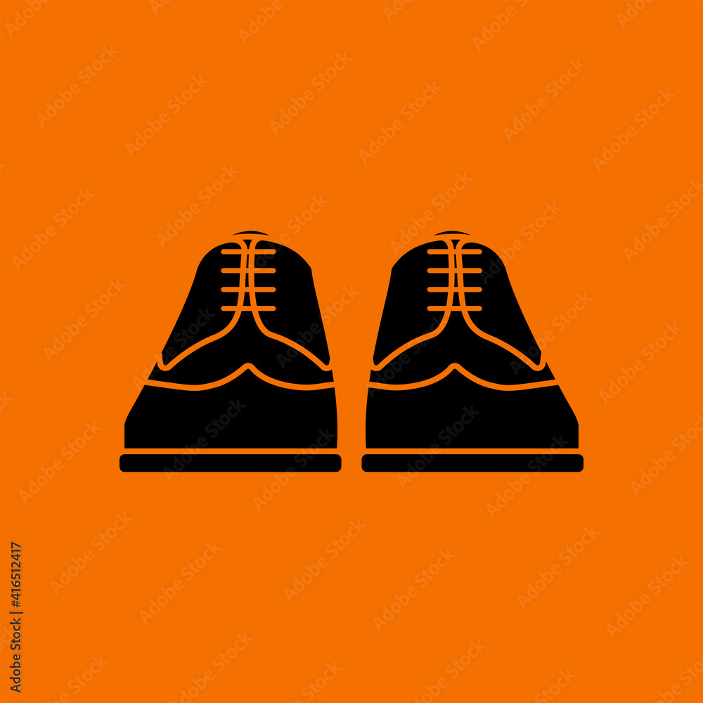 Canvas Prints Business Shoes Icon