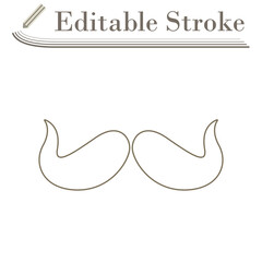 Poirot Mustache Icon