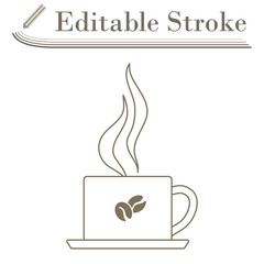 Smoking Cofee Cup Icon