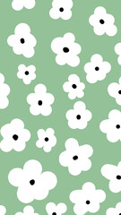 Obraz premium flowers pattern,chamomile pattern,nature pattern,background flowers