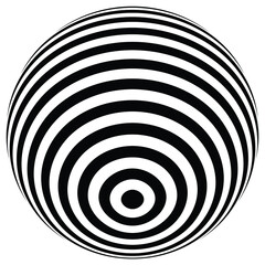 optical art abstract vector background shape wave design black and white op art  3d design, with organic effect.