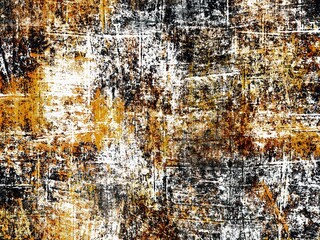 Old grunge vintage effect texture background wall. Digital art illustration
