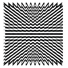 optical art abstract vector background shape wave design black and white op art  3d design, with organic effect.