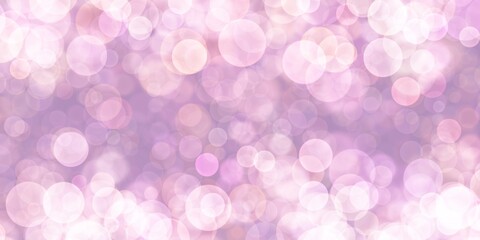 Sfondo banner astratto rosa con bokeh 