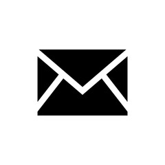 Envelope icon with solid style and perfect pixel icon