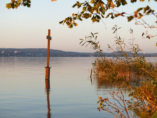 Kreuz von K&ouml;nig Ludwig am Starnberger See